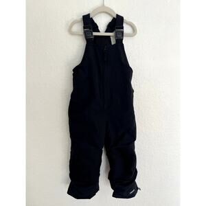 Lands End Black Bibs 3T